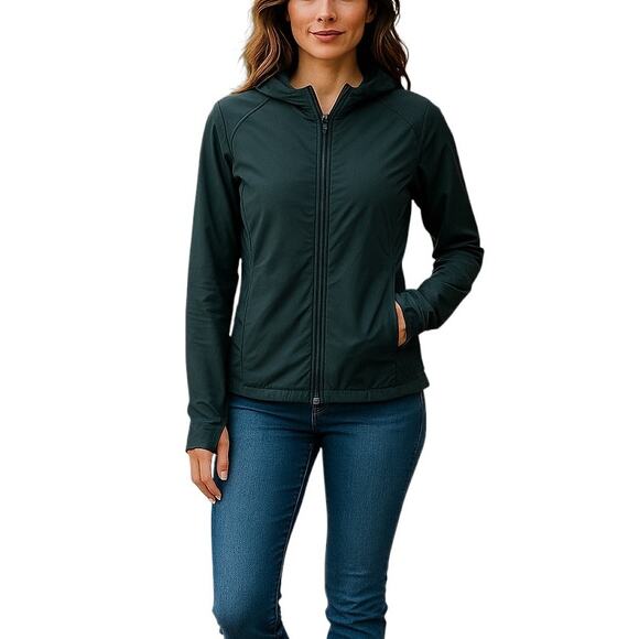 Ibex Green Breakaway 2 Hoody Zip Up Climawool Jacket - Picture 1 of 12